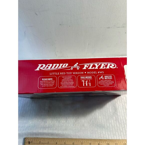 Radio Flyer Miniature Red Wagon pretend play model W5 new - Picture 6 of 9